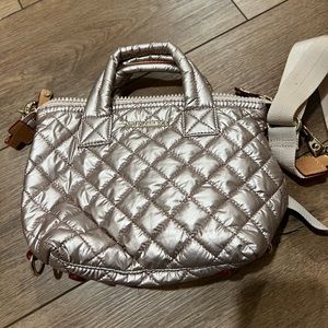 Mz Wallace Micro Sutton Crossbody Bag Rose Gold